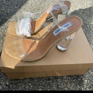 Steve Madden Clearer Clear heels